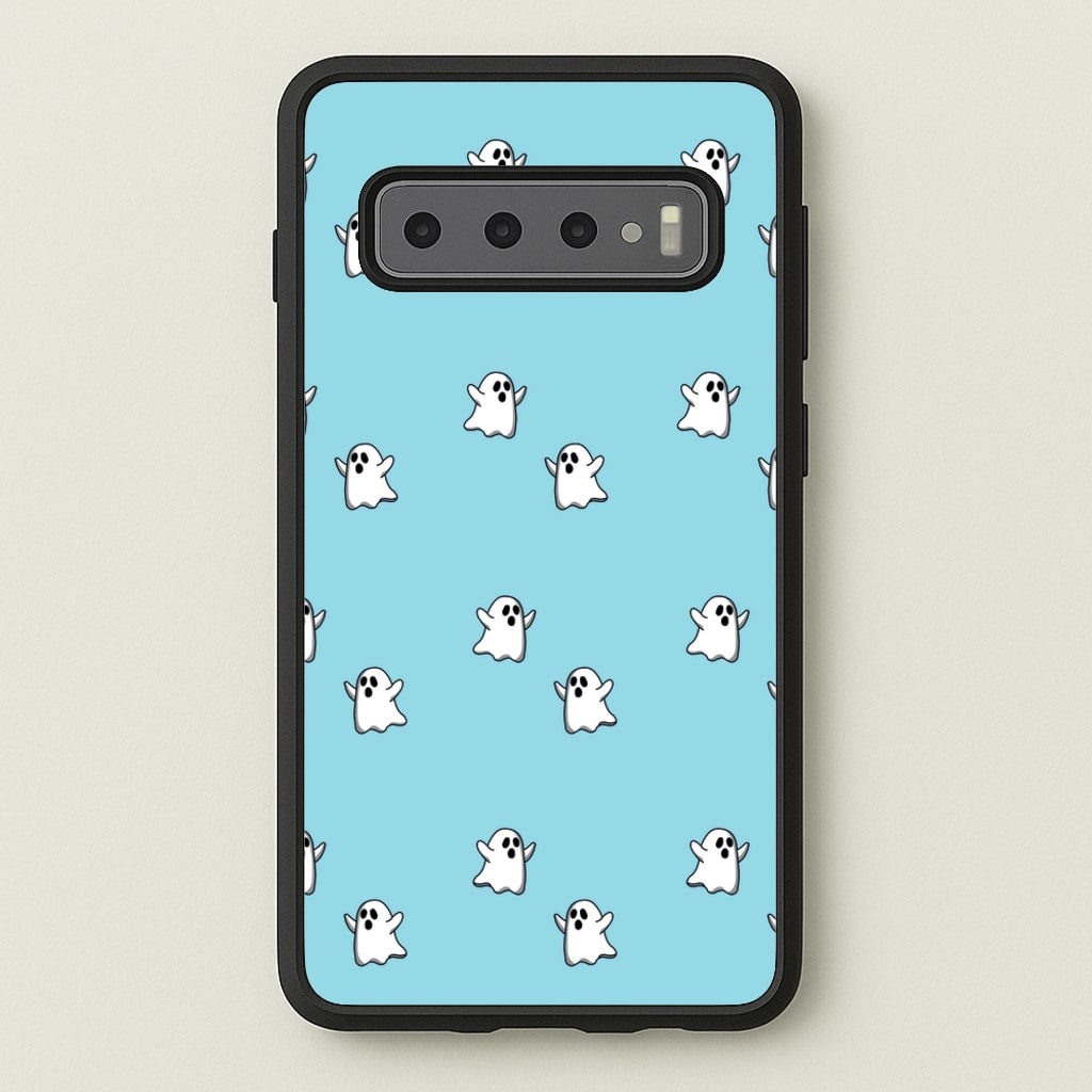 Ghost Pattern - Halloween  - Halloween Phone Case for Galaxy S10