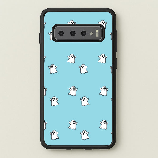 Ghost Pattern - Halloween  - Halloween Phone Case for Galaxy S10 Plus