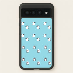 Ghost Pattern - Halloween  - Halloween Phone Case for Google Pixel 7 Pro