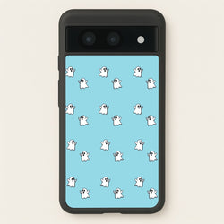 Ghost Pattern - Halloween  - Halloween Phone Case for Google Pixel 8a