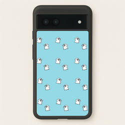 Ghost Pattern - Halloween  - Halloween Phone Case for Google Pixel 6a