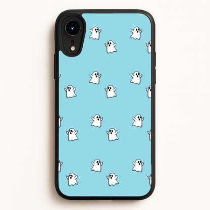 Ghost Pattern - Halloween  - Halloween Phone Case for iPhone XR