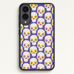 Skull Pattern - Halloween  - Halloween Phone Case for Galaxy S25 Edge