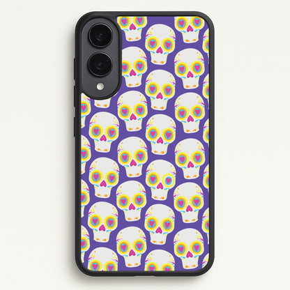 Skull Pattern - Halloween  - Halloween Phone Case for Galaxy S25 Edge