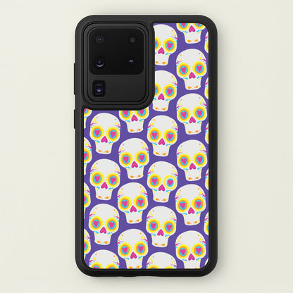 Skull Pattern - Halloween  - Halloween Phone Case for Galaxy S20 Ultra