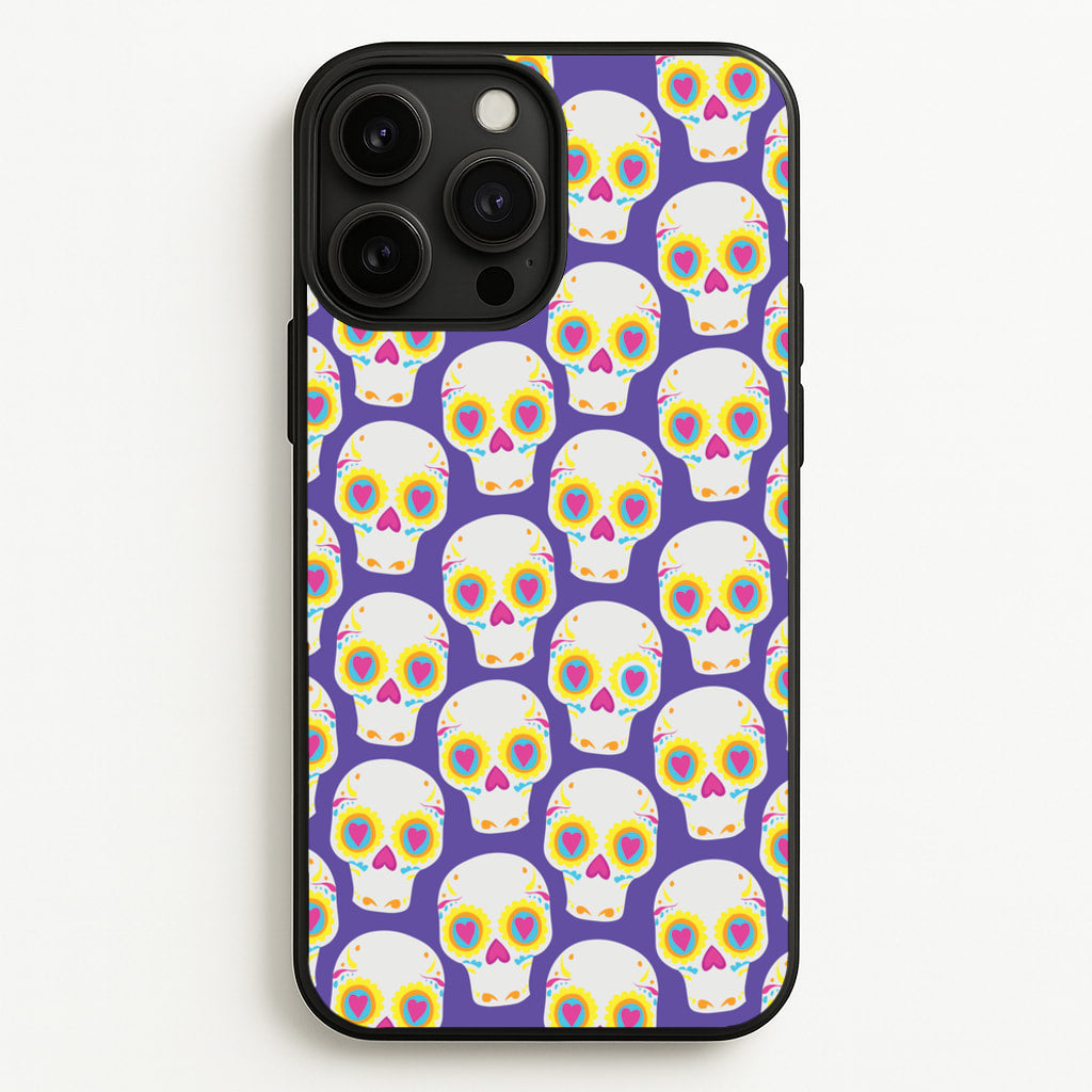 Skull Pattern - Halloween  - Halloween Phone Case for iPhone 13 Pro Max