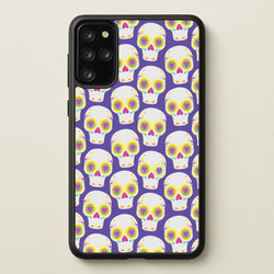 Skull Pattern - Halloween  - Halloween Phone Case for Galaxy S20 Plus