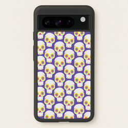 Skull Pattern - Halloween  - Halloween Phone Case for Google Pixel 8 Pro
