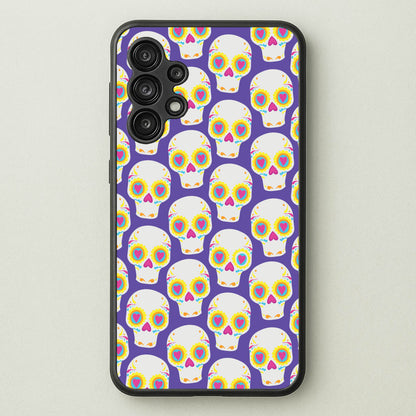 Skull Pattern - Halloween  - Halloween Phone Case for Galaxy A13
