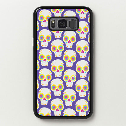 Skull Pattern - Halloween  - Halloween Phone Case for Galaxy S8 Plus