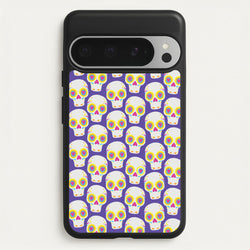 Skull Pattern - Halloween  - Halloween Phone Case for Google Pixel 9 Pro XL