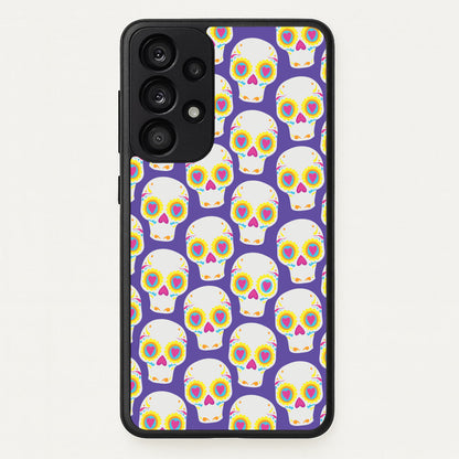 Skull Pattern - Halloween  - Halloween Phone Case for Galaxy A53