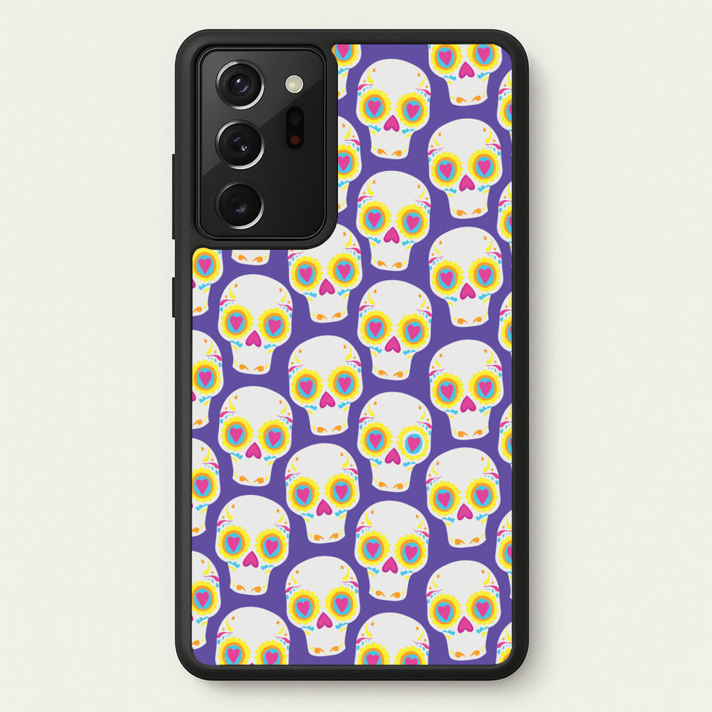 Skull Pattern - Halloween  - Halloween Phone Case for Galaxy Note 20 Ultra