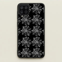 Cobwebs - Halloween  - Halloween Phone Case for Galaxy A12
