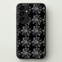 Cobwebs - Halloween  - Halloween Phone Case for Galaxy A35