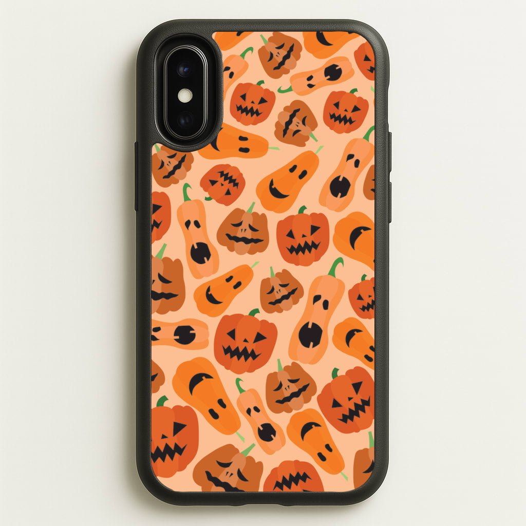 Chilli Pumpkin - Halloween  - Halloween Phone Case for iPhone X / XS
