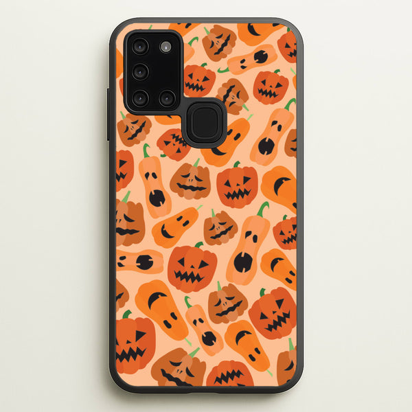 Chilli Pumpkin - Halloween  - Halloween Phone Case for Galaxy A21s