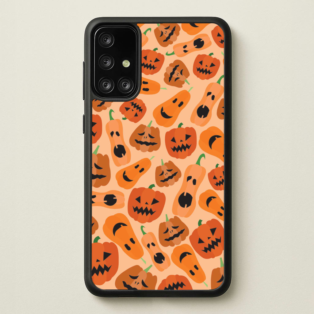 Chilli Pumpkin - Halloween  - Halloween Phone Case for Galaxy A71