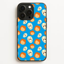 Chucky And Jason Pattern - Halloween  - Halloween Phone Case for iPhone 16 Pro Max