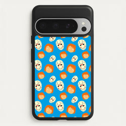 Chucky And Jason Pattern - Halloween  - Halloween Phone Case for Google Pixel 9 Pro XL