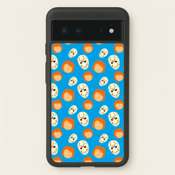 Chucky And Jason Pattern - Halloween  - Halloween Phone Case for Google Pixel 6