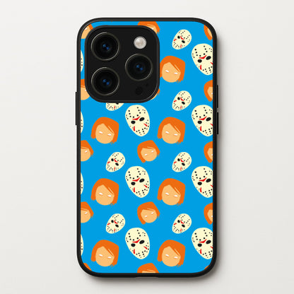 Chucky And Jason Pattern - Halloween  - Halloween Phone Case for iPhone 14 Pro Max