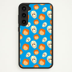 Chucky And Jason Pattern - Halloween  - Halloween Phone Case for Galaxy S23 Plus