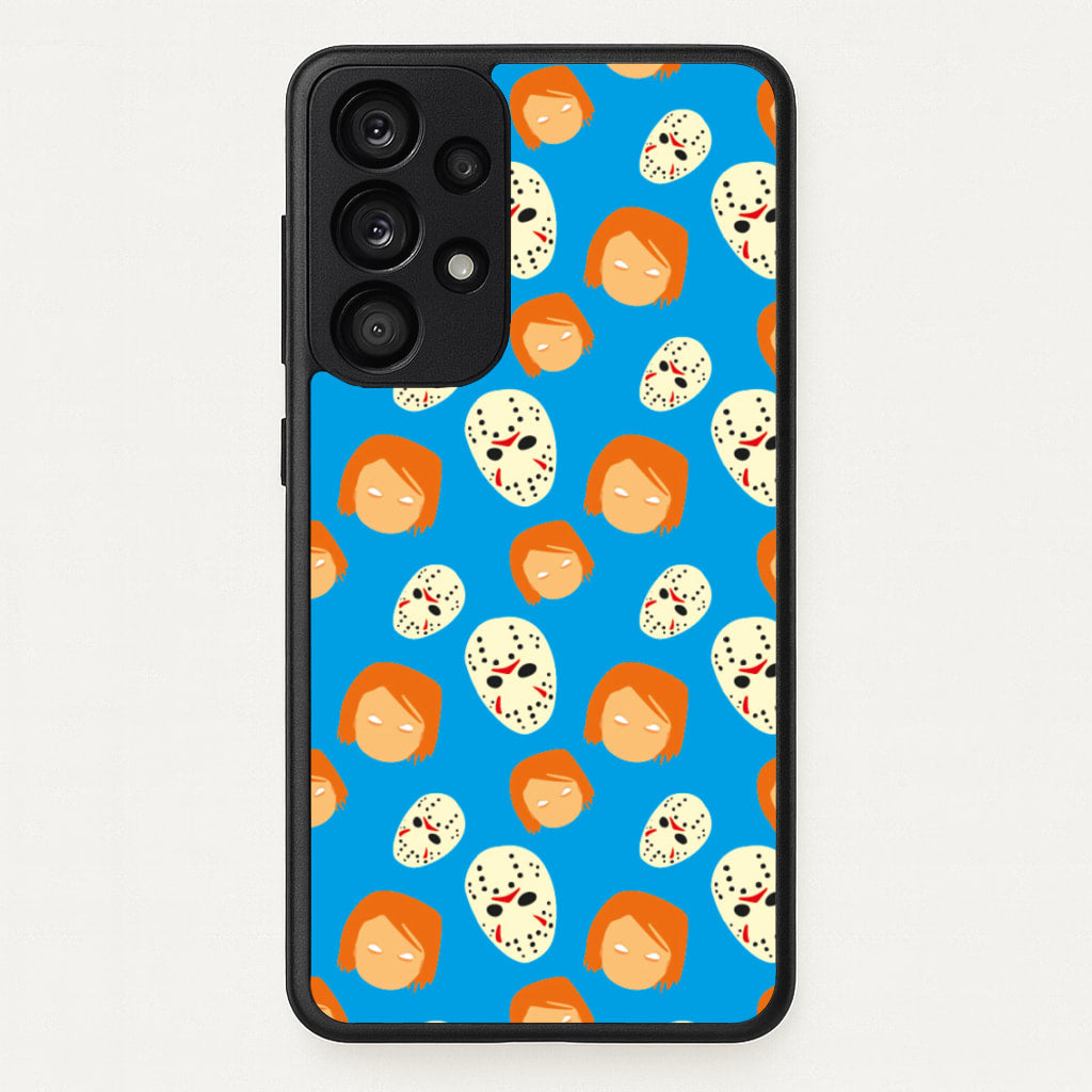 Chucky And Jason Pattern - Halloween  - Halloween Phone Case for Galaxy A53