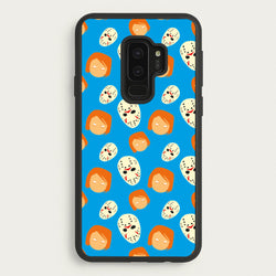 Chucky And Jason Pattern - Halloween  - Halloween Phone Case for Galaxy S9 Plus