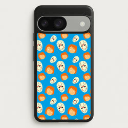 Chucky And Jason Pattern - Halloween  - Halloween Phone Case for Google Pixel 9 / 9 Pro