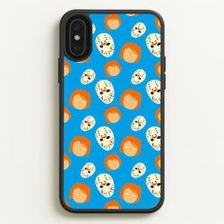 Chucky And Jason Pattern - Halloween  - Halloween Phone Case for iPhone XS Max