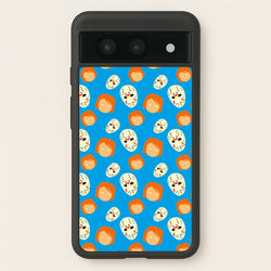 Chucky And Jason Pattern - Halloween  - Halloween Phone Case for Google Pixel 8a