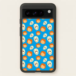 Chucky And Jason Pattern - Halloween  - Halloween Phone Case for Google Pixel 8 Pro