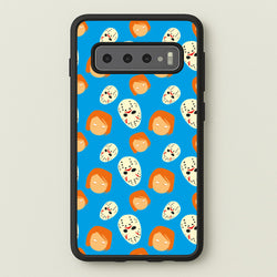 Chucky And Jason Pattern - Halloween  - Halloween Phone Case for Galaxy S10