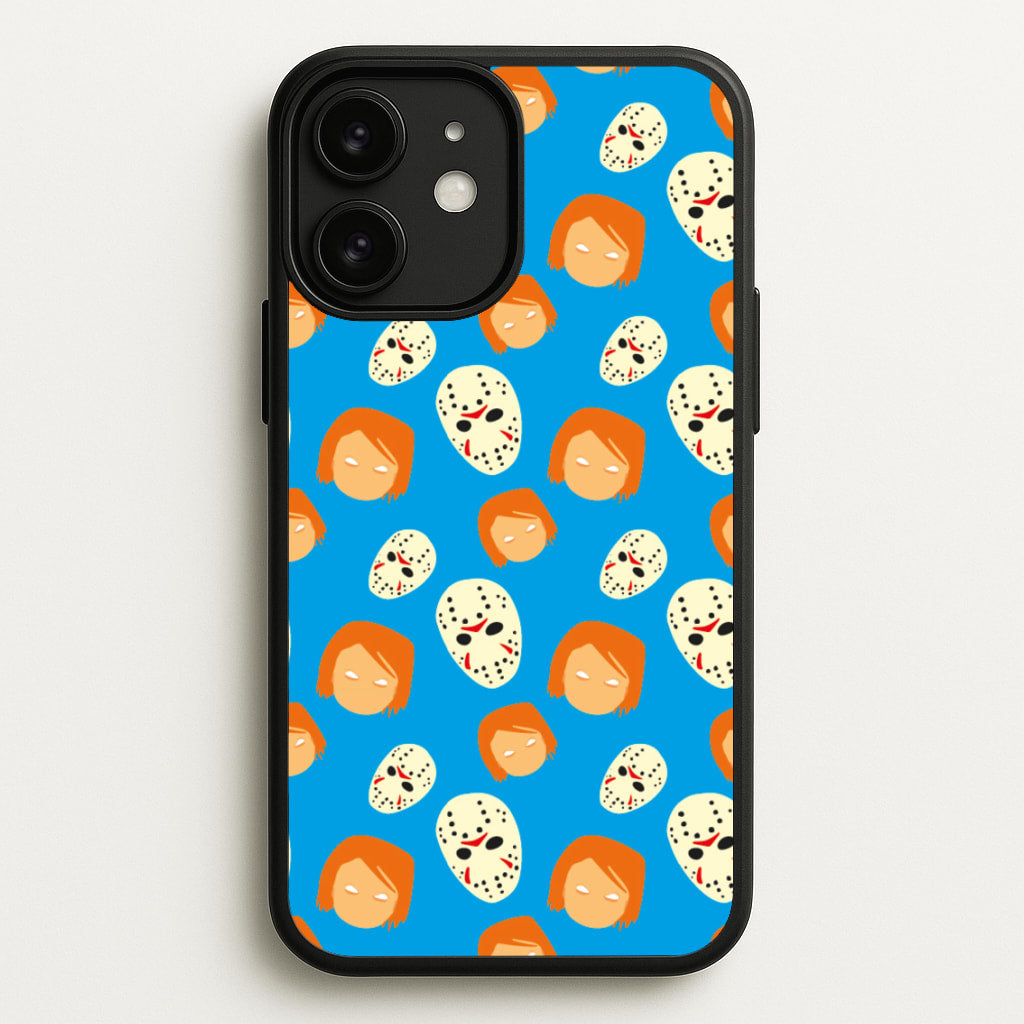 Chucky And Jason Pattern - Halloween  - Halloween Phone Case for iPhone 11