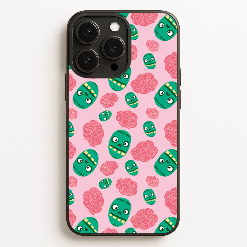 Frankenstein And Brains - Halloween  - Halloween Phone Case for iPhone 16 Pro Max
