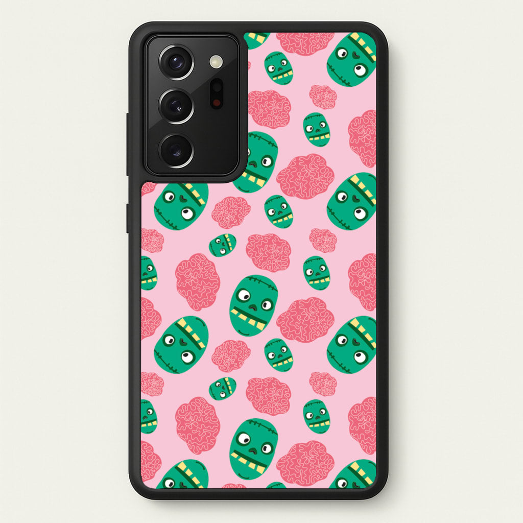 Frankenstein And Brains - Halloween  - Halloween Phone Case for Galaxy Note 20 Ultra