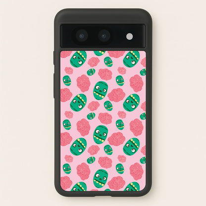 Frankenstein And Brains - Halloween  - Halloween Phone Case for Google Pixel 8a