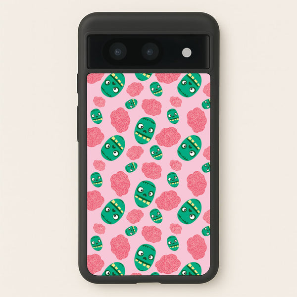 Frankenstein And Brains - Halloween  - Halloween Phone Case for Google Pixel 8a