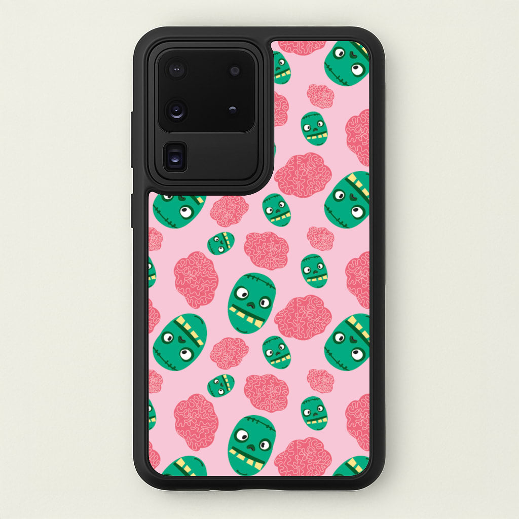 Frankenstein And Brains - Halloween  - Halloween Phone Case for Galaxy S20 Ultra