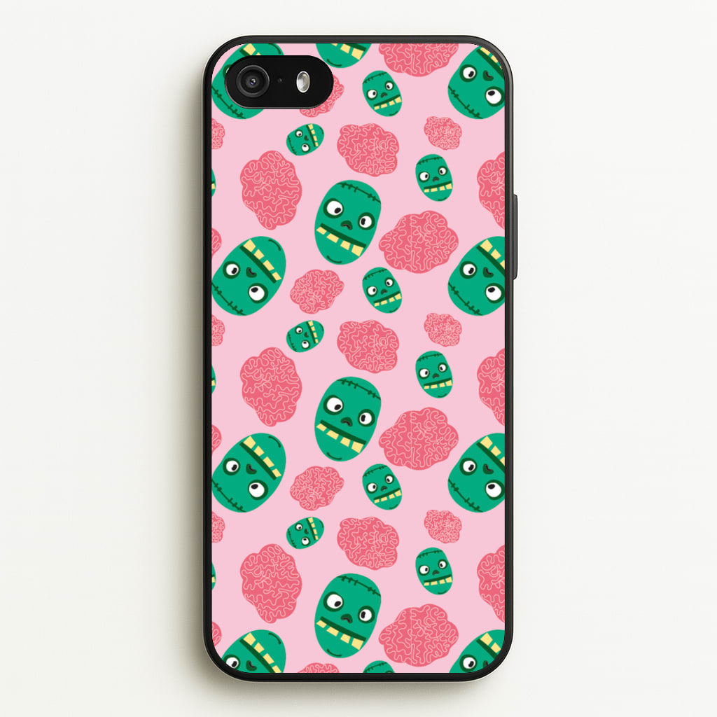 Frankenstein And Brains - Halloween  - Halloween Phone Case for iPhone 5 / 5s / SE 2016