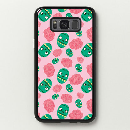 Frankenstein And Brains - Halloween  - Halloween Phone Case for Galaxy S8 Plus