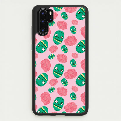 Frankenstein And Brains - Halloween  - Halloween Phone Case for Huawei P30 Pro