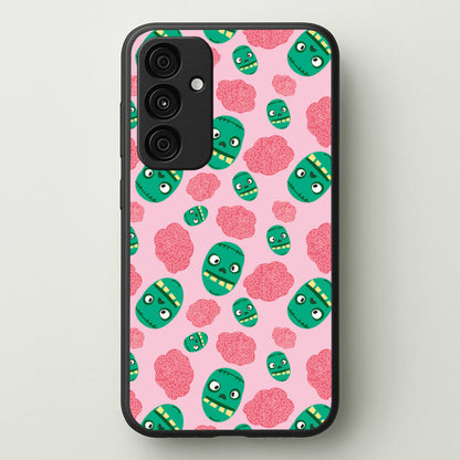 Frankenstein And Brains - Halloween  - Halloween Phone Case for Galaxy A15