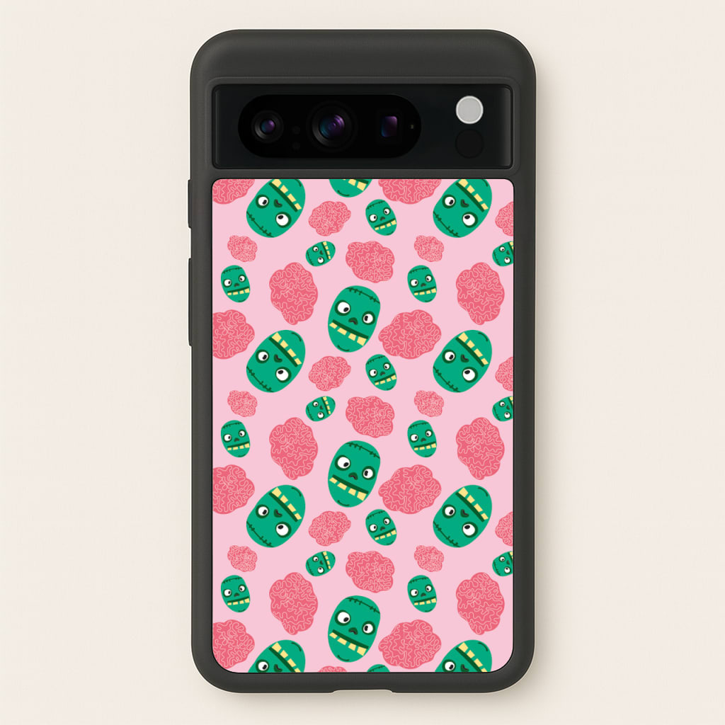 Frankenstein And Brains - Halloween  - Halloween Phone Case for Google Pixel 8 Pro