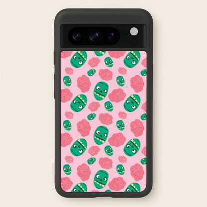 Frankenstein And Brains - Halloween  - Halloween Phone Case for Google Pixel 8 Pro