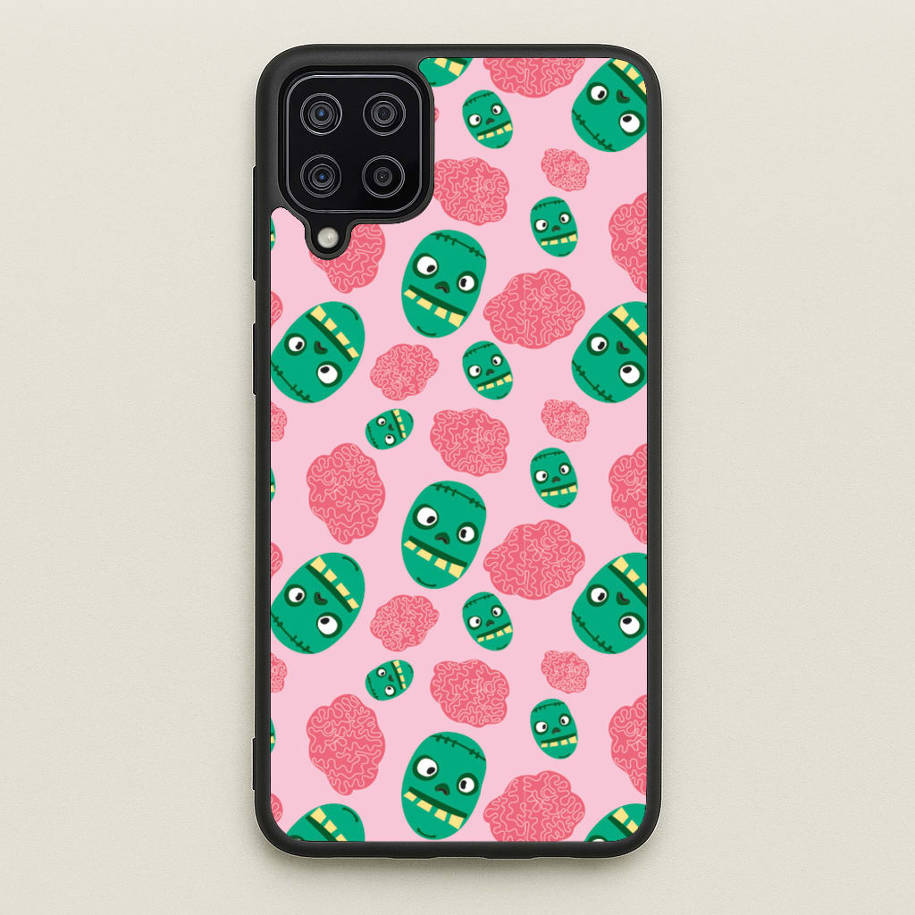 Frankenstein And Brains - Halloween  - Halloween Phone Case for Galaxy A12