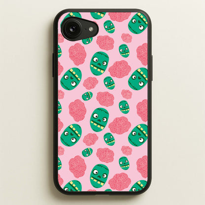 Frankenstein And Brains - Halloween  - Halloween Phone Case for iPhone 16e