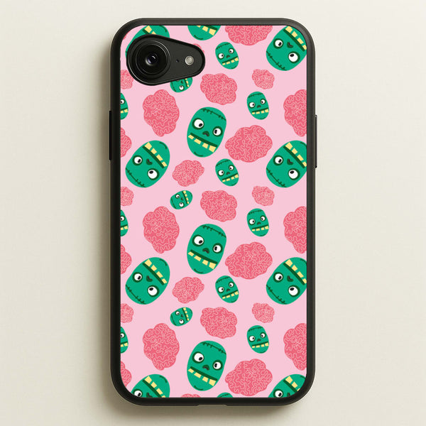 Frankenstein And Brains - Halloween  - Halloween Phone Case for iPhone 16e