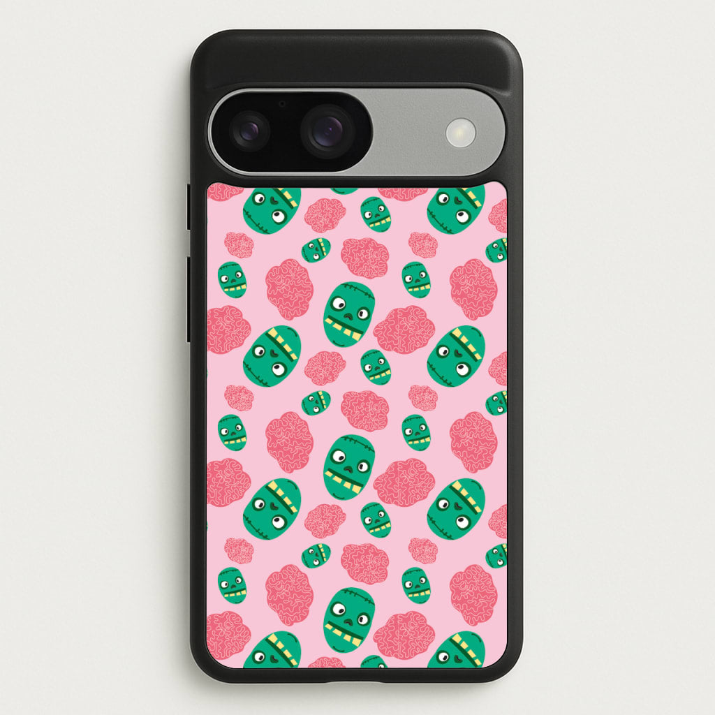 Frankenstein And Brains - Halloween  - Halloween Phone Case for Google Pixel 9 / 9 Pro